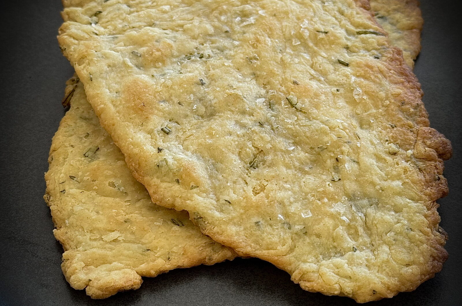 FLAKY ROSEMARY CRACKERS